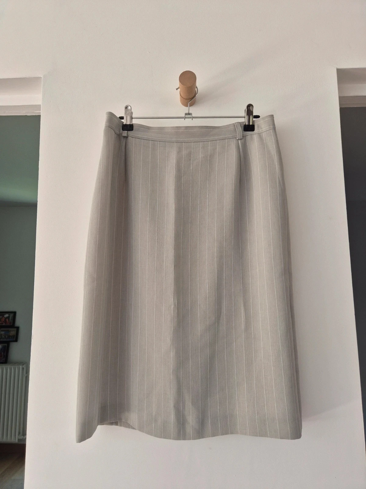 Ensemble tailleur Un jour ailleurs gris rayé blanc 42 – photo 9